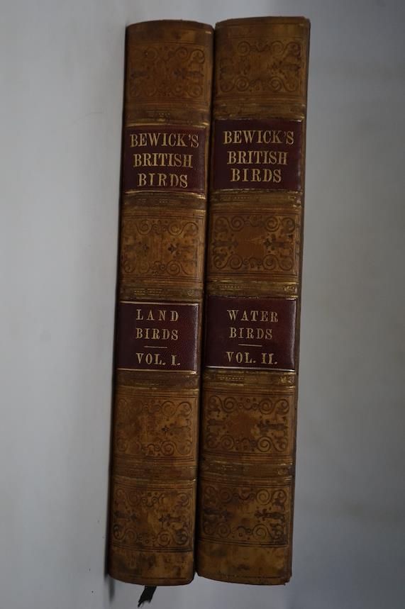 Bewick, Thomas - A History of British Birds, 2 vols. (Land and Water Birds), third edition, 8vo, numerous woodcut vignettes and illustrations, bound with ‘Supplement’ to rear of vol. 2, dated 1821, and 5pp. ‘Addenda’ to